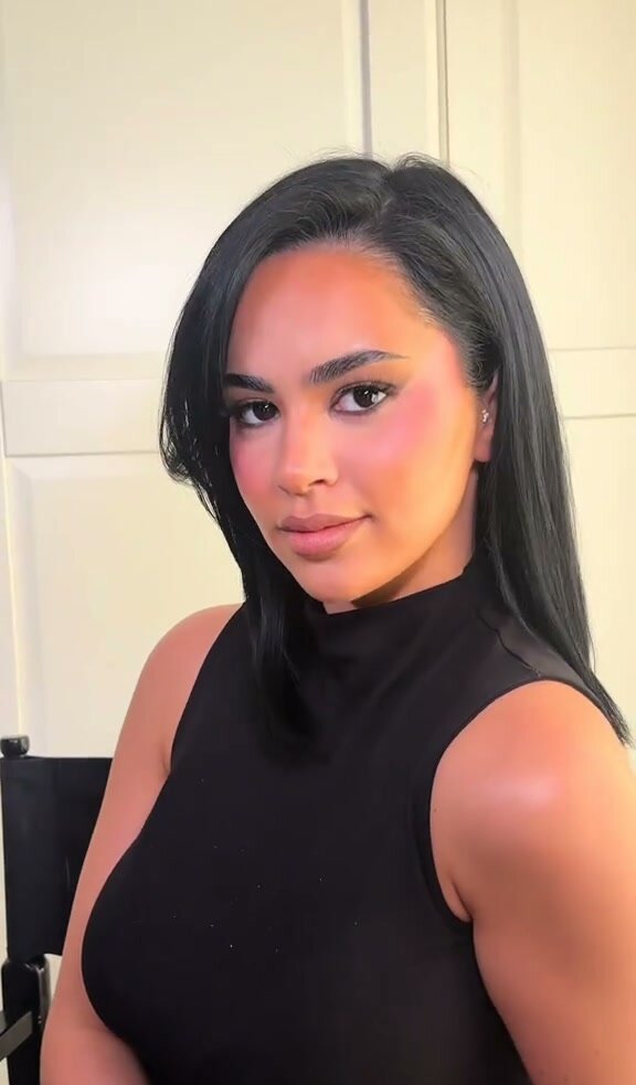 Full glam make-up look